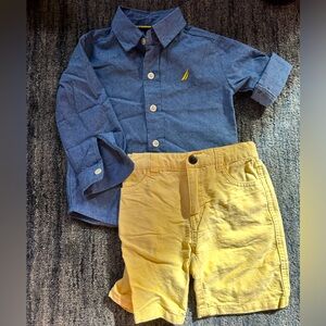 Boys Nautica 2 pc Short Set